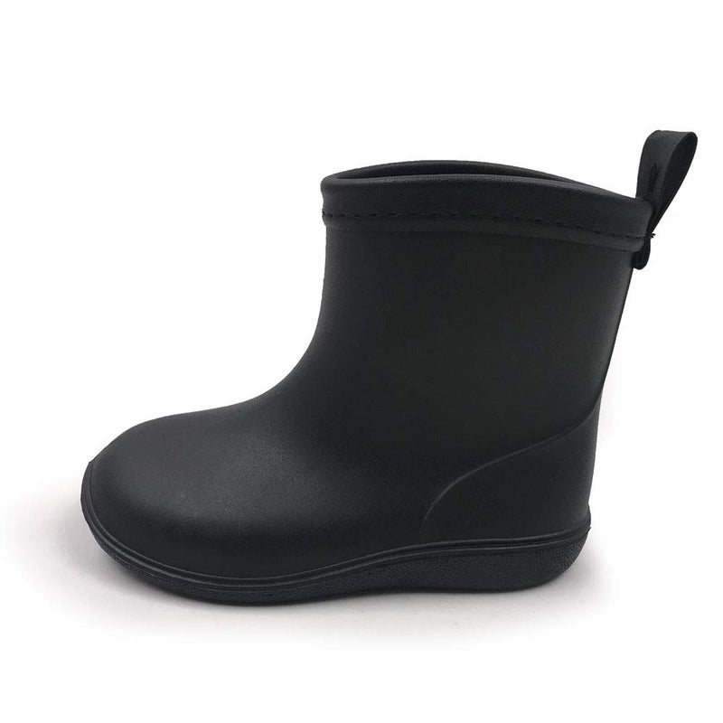 Amoji Boy's Rain Boots Toddler Rainboots For Kid's Rubber Shoes Girl's Waterproof Wellies Children Garden Boots Zapatos Lluvia NiÃ±o Size Black 5-5.5 Toddler - Image 3